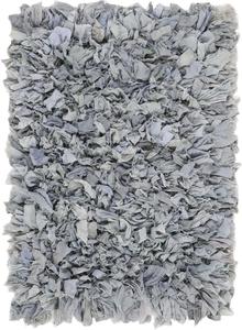 Ковер SAFAVIEH, 92 x 153 см, Rio Shag Collection, Light Grey, ручной работы, декоративный, идеально подходит для помещений с высокой проходимостью: прихожая, гостиная, спальня (SG951J)