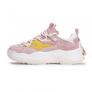 Кроссовки женские толстые низкие Malemonkey, розовый