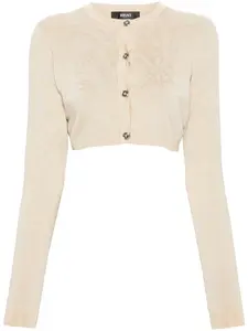 Укороченный кардиган Barocco VERSACE, нейтральный