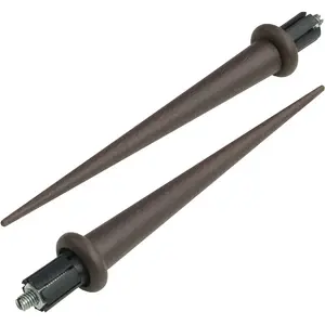 Конечный элемент для карниза Конечный элемент, наконечник Spitze "Esperanca" для стержней 16 мм Конечный элемент, наконечник Liedeco, Rostbraun