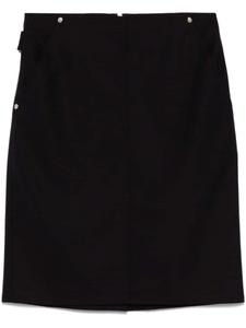 MOSCHINO JEANS мини-юбка с разрезом сзади, черный