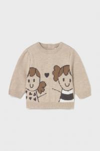 Детский свитер Mayoral Newborn, коричневый