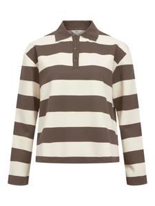 Рубашка OBJECT OBJMille, коричневый