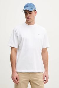 Хлопковая футболка Boss Orange, белый