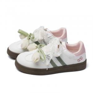 OLDDESIRE Женские низкие скейтерские кроссовки милый зеленый, цвет Cute Green