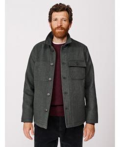 Мужская рубашка-куртка Nettleham Aubin, Green herringbone