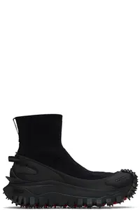 Черные кроссовки Trailgrip Knit High Top Moncler