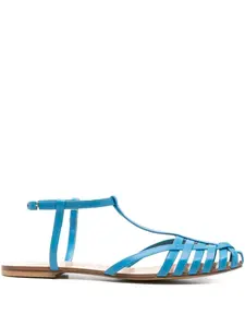 Босоножки 512 с Т-образным ремешком Anna F., синий