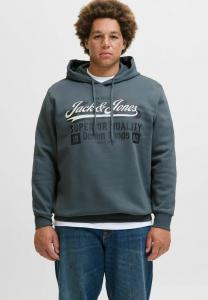 Худи Jack & Jones JJELOGO, Stormy Weather/Grey