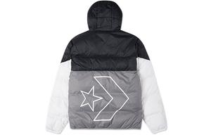 Пуховик зимний мужской лаймово-серый Converse