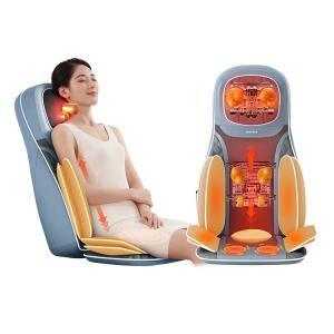 Массажная подушка для спины и шеи, массажер для бедер, спины и поясницы, домашний массажер для пожилых, успокаивающий массажер для всего тела yh k10 AUX, синий