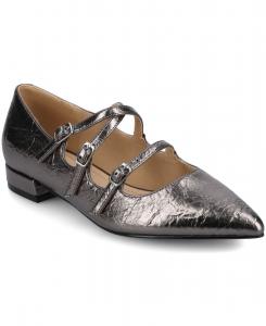 Женские балетки Gretel Strappy Mary Jane с острым носком Journee Collection, Pewter