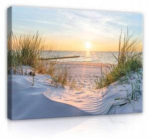 Картина на холсте Wallarena Strand Meer Wohnzimmer, 100x75x2 см, многоцветный