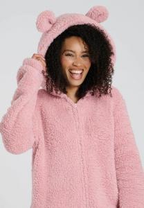 Пижама SHERPA TEDDY EARS ALL IN ONE Loungeable, розовый