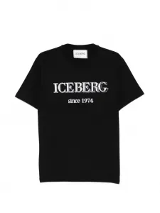 Футболка с логотипом Iceberg, черный