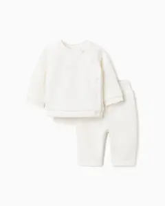 Детский комплект для мальчика, с вышивкой Zippy, белый