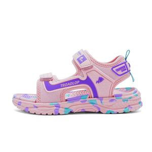 Детские сандалии с низким верхом, нескользящие, дышащие, быстросохнущие TROADLOP, розовый
