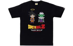 Футболка Bape X DRAGON BALL Z для мужчин A Bathing Ape, черный