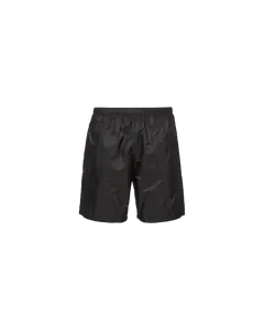 Плавки из переработанного нейлона Prada, черный