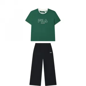 Оригинальный повседневный костюм для женщин ORIGINALE FILA, зеленый