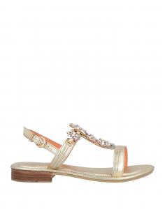 Сандалии Pregunta, платиновый