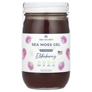True Sea Moss, Гель с морским мохом, бузина, 453 г (16 жидк. унц.)