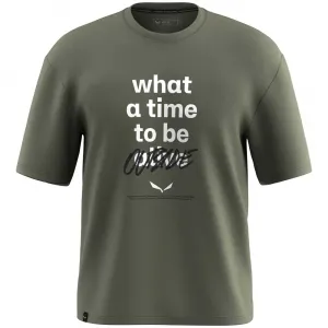 Футболка с коротким рукавом Salewa Eagle Outside Loose, зеленый