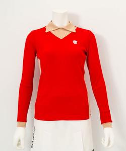 Пуловер в рубчик, подобранный по цвету