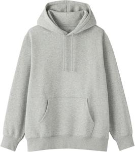 Мужская толстовка с капюшоном MUJI, серый