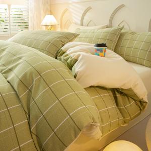 Antarctic Комплект постельного белья из 6 предметов для кровати 1.2 м (простыня на резинке, пододеяльник, 2 наволочки, одеяло 2 кг), цвет Chenlu, утолщенный, мягкий