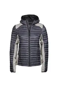 Утепленная уличная куртка Crossover с капюшоном TEE JAYS, серый
