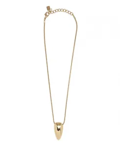 Ожерелье с кулоном в виде листа Robert Lee Morris Soho, gold