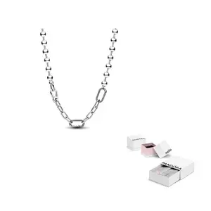 Pandora Серебряное колье ME 925 Sterling Silver для женщин