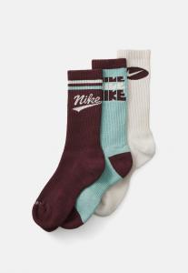 Носки Nike Performance UNISEX 3 PACK, Burgundy Crush/Light Khaki/Cannon/Khaki