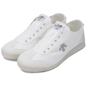 Cron Tempo Антискользящие Износостойкие Низкие Повседневные Кроссовки Унисекс Белый Серебристый DESCENTE