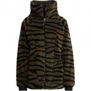 Adidas Женское пальто бархатистой текстуры, Yellow Green