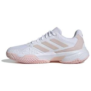 Теннисные кроссовки CourtJam Control 3 женские с низким верхом, белые/розовые Adidas