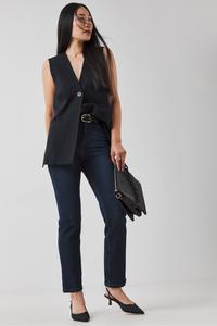 Джинсы Magisculpt прямого кроя Jd Williams, синий