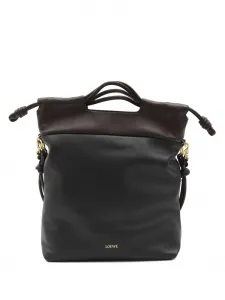 Сумка-тоут Flamenco с узлом Loewe, черный