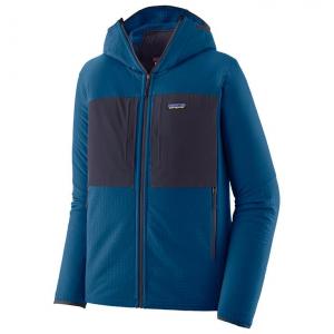 Флисовая толстовка m's r2 techface hoody clement blue - s Patagonia