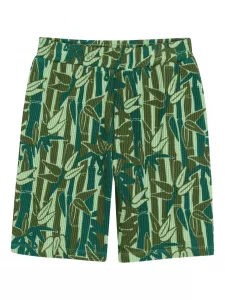 Шорты-бермуды с принтом Kenzo Kids, зеленый
