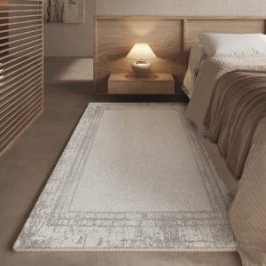 Budis Ковер 80х180 см для детской/гостиной в винтажном французском стиле, утолщенный, водостойкий, устойчивый к пятнам