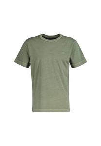 Футболка застиранная - выцветшая на солнце футболка стиральная короткий рукав круглый вырез Gant, зеленый