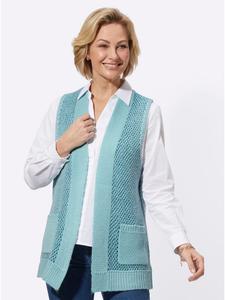 WITT WEIDEN Вязаный жилет мятного цвета