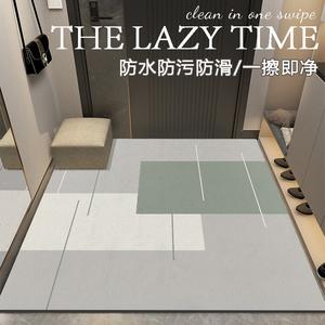 Budis Ковер 120х160 см из ПВХ, для прихожей, зеленый, квадратный, водонепроницаемый, моющийся, нескользящий