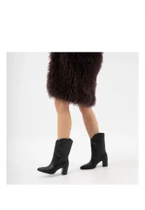 Ботильоны на высоком каблуке Wojas, Black