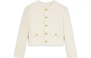 CELINE Женская куртка, Мел Белый