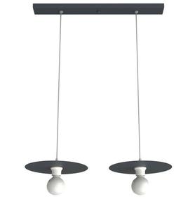 Подвесной светильник Lumicom Nina, 30x30x30 см, антрацитовый