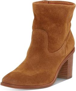 Женские классические ботильоны YDN с круглым закрытым носком, на широкую икру, с массивным средним каблуком, для повседневной носки, размеры US 4-15, Brown