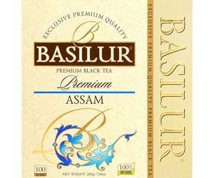 Чай BASILUR Черный индийский без добавок в практичных пакетиках 200г